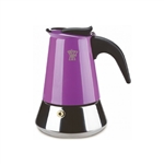 PEZZETTI STEELEXPRESS MOKA POT - 2 CUP LILAC