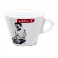 Lelit 190cc porcelain espresso cup with saucer, 6 pcs  PN: PL302