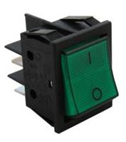 SAN MARCO   GREEN ROCKER SWITCH   4 TERMINALS