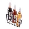 Syrup bottle display rack