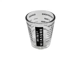 MINI MEASURE SHOT GLASS 1 1.5OZ