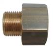 FEMALE TO MAIL FITTING   1/2F X 3/8M BRASS FITTING