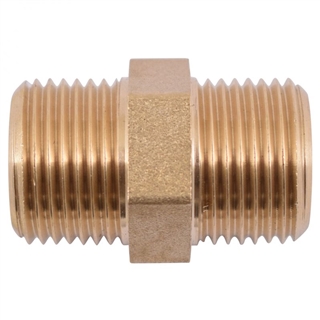 EQUAL STRAIGHT   3/8M X 3/8M BRASS FITTING