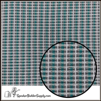 Fender turquoise stripe (silver face) grill cloth
