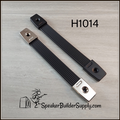 Rubber strap handles with metal insert