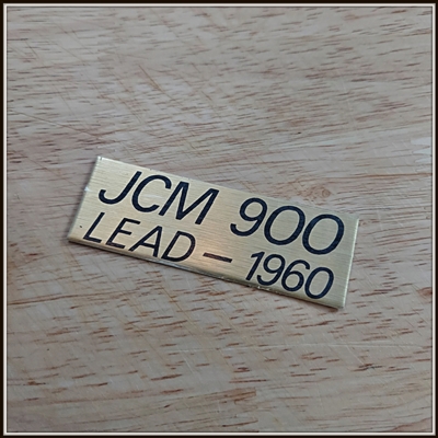 Genuine Marshall JCM900 lead plate