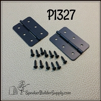 Black utility hinge pair