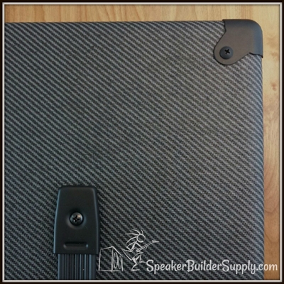 Charcoal Tweed pattern tolex