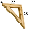 Cedar Wood Bracket, Style - G13