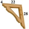 Cedar Wood Bracket, Style - G13