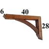 Cedar Wood Bracket, Style - G19