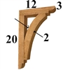 Cedar Wood Bracket, Style - G30