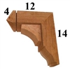 Cedar Wood Bracket, Style - G33