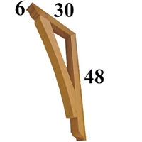 Cedar Wood Bracket, Style - G39