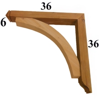 Cedar Wood Bracket, Style - G49