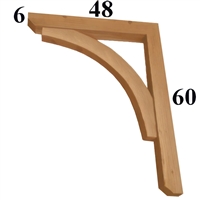 Cedar Wood Bracket, Style - G50