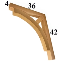 Cedar Wood Bracket, Style - G58