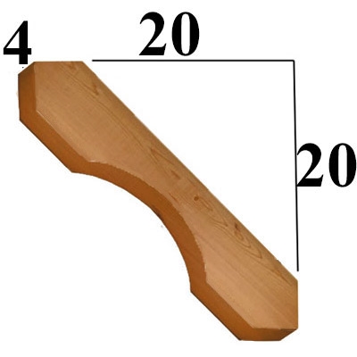 Cedar Wood Brace, Style - BR05