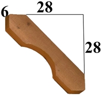 Cedar Wood Brace, Style - BR11