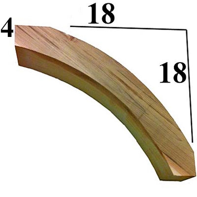 Cedar Wood Brace, Style - BR18