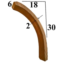 Cedar Wood Brace, Style - BR19