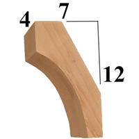 Cedar Wood Brace, Style - BR22