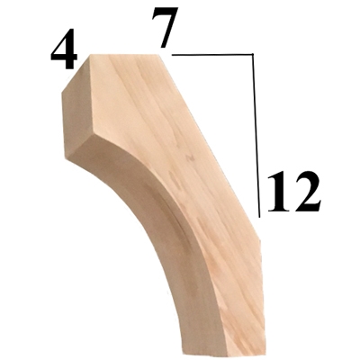 Cedar Wood Brace, Style - BR22
