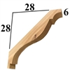 Cedar Wood Brace, Style - BR25