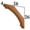 Cedar Wood Brace, Style - BR26