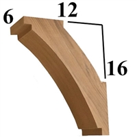 Cedar Wood Brace, Style - BR29