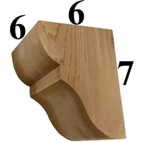 Cedar Wood Corbel, Style - CC10