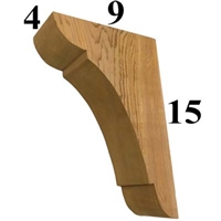 Cedar Wood Corbel, Style - CC26