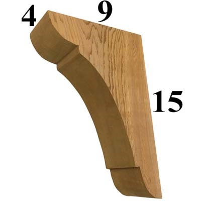 Cedar Wood Corbel, Style - CC26