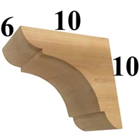 Cedar Wood Corbel, Style - CC30