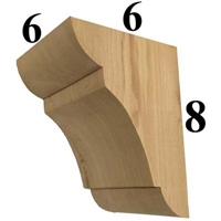 Cedar Wood Corbel, Style - CC35