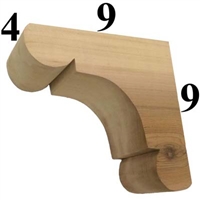 Cedar Wood Corbel, Style - CC39