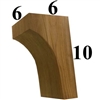 Cedar Wood Corbel, Style - CC40