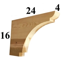 Cedar Wood Corbel, Style - CC45