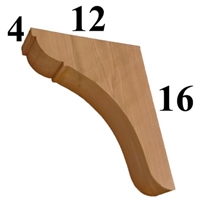 Cedar Wood Corbel, Style - CC46