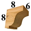 Cedar Wood Corbel, Style - CC57