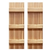3-Board and 3-Batten Cedar Shutters