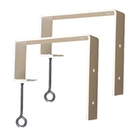 2"x8" - Deck Rail Window Box Hooks
