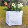 22" x 22" x 22" Square And Cube Lattice Planter Box