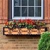 66" Self Watering Canterbury Ornamental Aluminum Window Box Cage