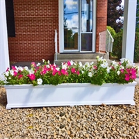 72" Long Porch Planters | Flower Window Boxes