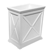 36"Long x 30"High x 18"Wide Pennsylvania Deluxe Large Heavy Duty Plastic Planter With X Cross Pattern