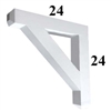 Decorative PVC Bracket, B-Series, Azek, Versatex, Architectural - Style B06