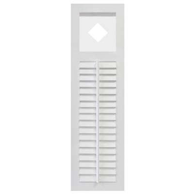 Sample Louver Shutter with Cutout | Forever Shutters
