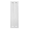 Sample Split Panel Composite PVC Exterior Shutter White Unpainted