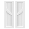 Curved Mullion Wainscot PVC Exterior Shutters